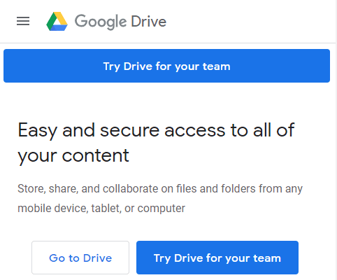 google drive files